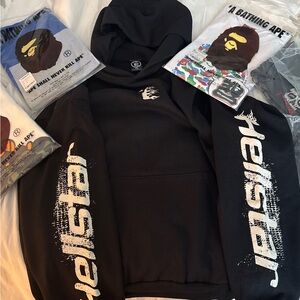 Hellstar Overseas Edition Black Hoodie